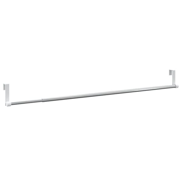 vidaXL Verhotangot 2 kpl valkoinen ja hopea 60-105 cm alumiini