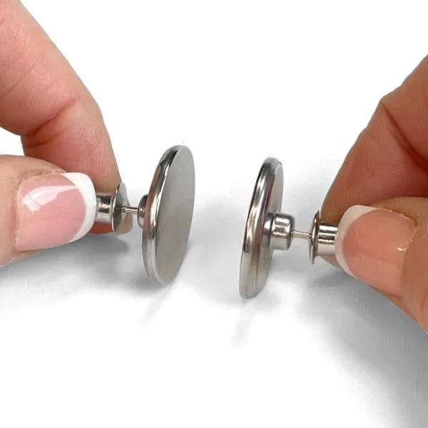 5-Par - Flyttbara Magnetknappar - Magnet för gardiner & tyger 20 mm