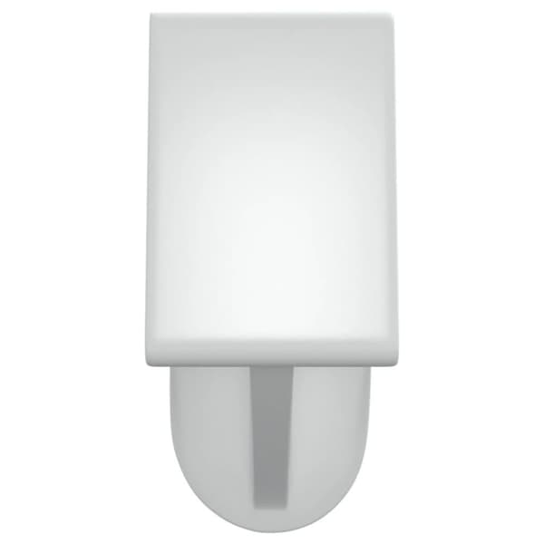 vidaXL Gardinskenor 2 st vit och silver 40-60 cm aluminium