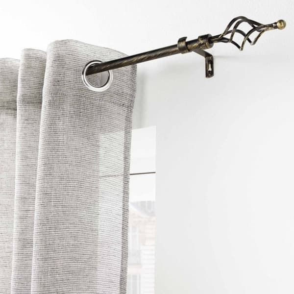 Förlängbar stav i komplett kit (120 till 210 cm) "Twisty" - Svart