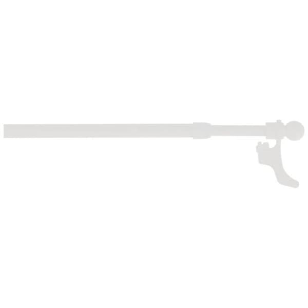 MOBOIS Vitraretråg Néorido plus - Ø 9 mm - Utökningsbar från 65 till 110 cm - Matt vit kula