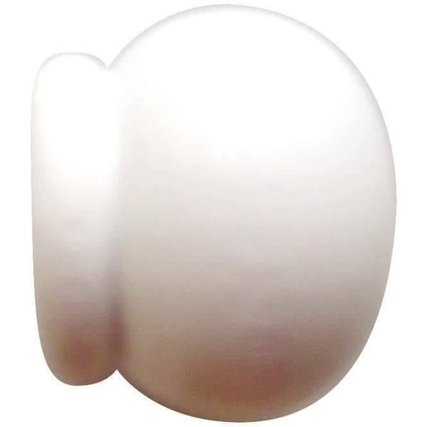 Gardinsluttare - dekoration - vit - 2-pack - D: 35 mm