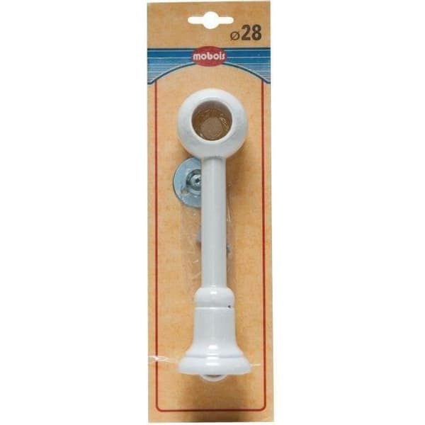 Justerbart stöd - D: 28 mm - 8 till 18 cm - vit