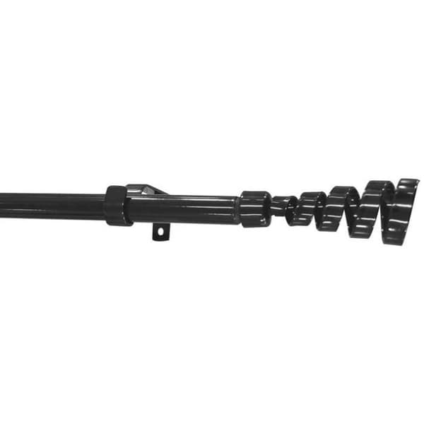 MOBOIS - Kit gardinstång Ø19-16 mm utdragbar 120-210 cm Rythm svart glänsande