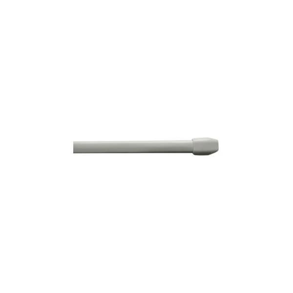 2 platta utdragbara stavar 30/50cm 4 vita ögonbultar