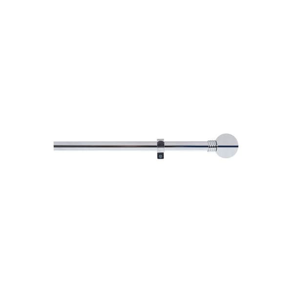 Gardinstångsringsats - Stor Planet - Utdragbar 160-300 cm - Krom - Interiör - Modern