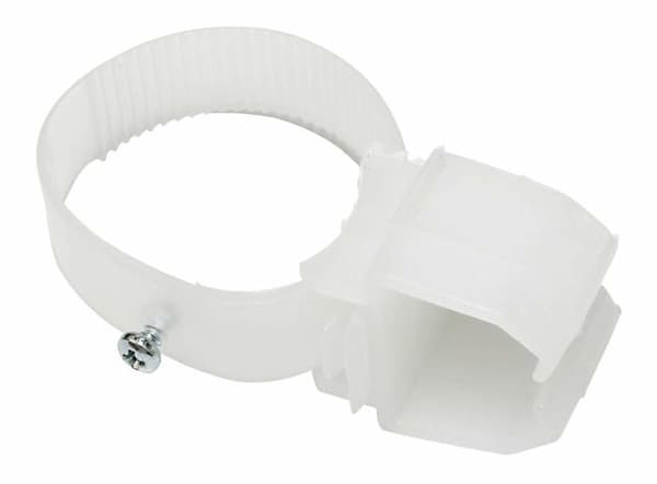 Gardinia Rod Bracket - 874 - Justerbar U-Rail Bracket Vit, ABS