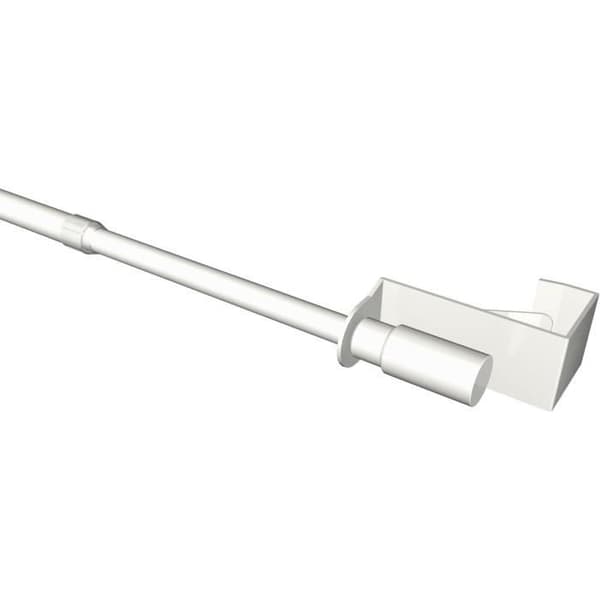 Tränkel med klemmspangen 75125 cm justerbar - Paket med 4 - Vit