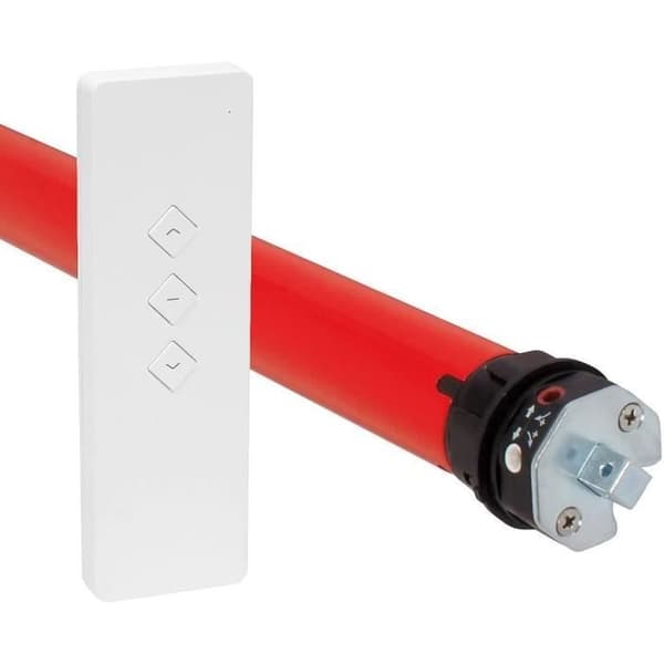 Radio-ohjattava rullaverhon moottori + kaukosäädin RM10MMB - SUPERROLLO - SR20915 - Halkaisija 60 mm - 10 Nm - Verhon enimmäispaino 22 kg