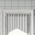 Miniatyrbild 1 av 2: Gardinskenor 2 st vit och silver 60-105 cm aluminium