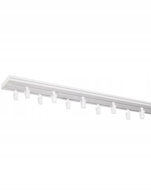 Kaksinkertainen kattokisko PVC-verhotanko 300 cm