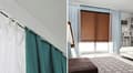 Miniatyrbillede 3 af 3: Gardinstang i PVC med enkelt skinne, 120 cm
