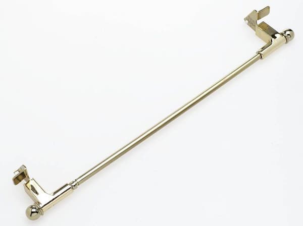 Stång - Ateliers28 stavände - T10014725 - Press - GO, 07, 1 förlängbar stav med kulände 50-80 cm, Mässingsdekor