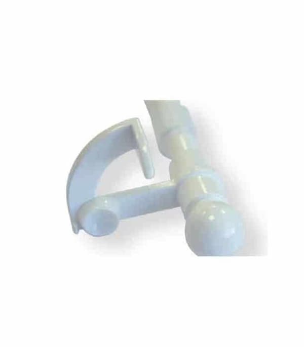 Trim-Spårvagn 5701/010 C9 Utdragbar fönsterstång Vit 30 till 40 cm - 5701/010 C9