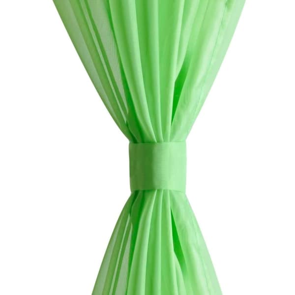 vidaXL Eplegrønn Gardiner 140 x 225 cm 2 stk