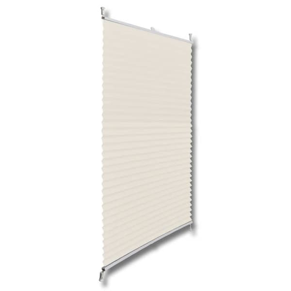 vidaXL Plissegardiner 110x200cm Krem