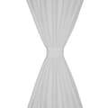 Pikkukuva 3 / 4: vidaXL Valkoiset Mikro-Satiini Verhot Lenkeillä 2kpl 140 x 175 cm