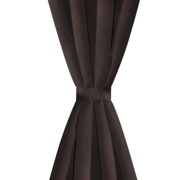 vidaXL Ruskeat Pimennysverhot Metallirenkailla 2 kpl 135 x 245 cm
