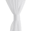 Pikkukuva 4 / 5: vidaXL Valkoiset Sheer Verhot 140 x 225 cm 2 kpl