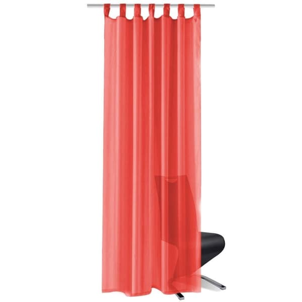 vidaXL Voileeverhot 2 kpl 140x225 cm Punainen