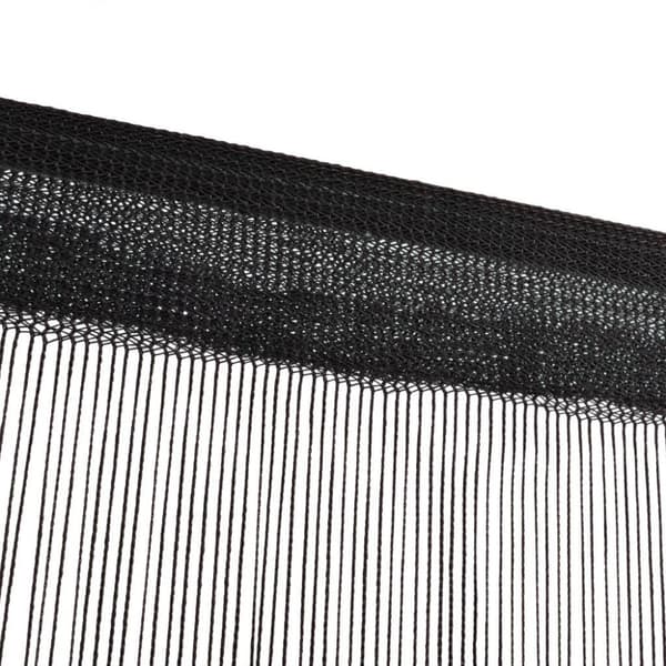 vidaXL String-verhot 2 kpl 100x250 cm Musta