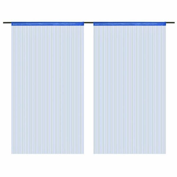 vidaXL String-verhot 2 kpl 140x250 cm Sininen