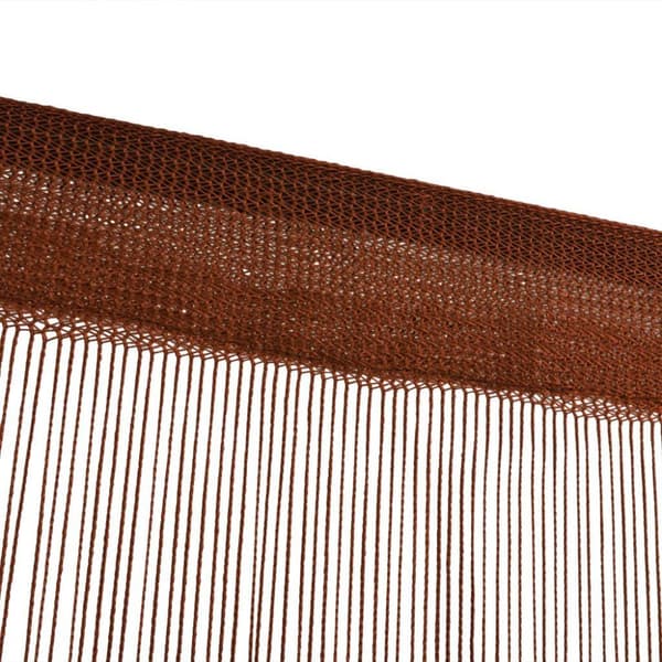 vidaXL trådgardiner 2 stk. 100 x 250 cm brun