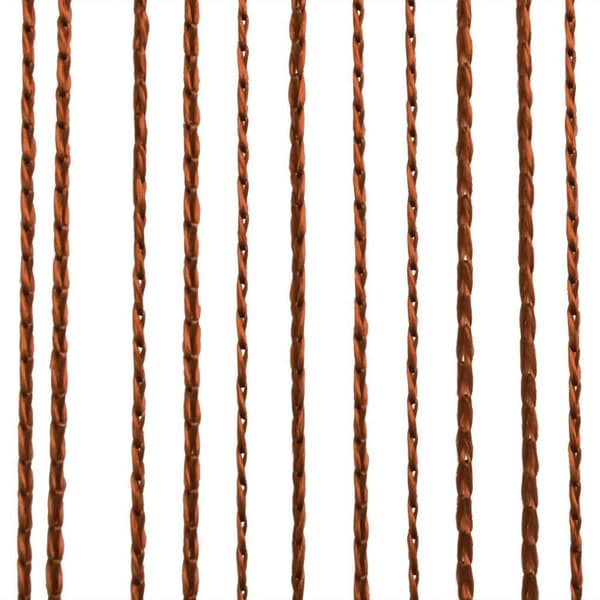 vidaXL Trådgardiner 2 stk 140x250 cm brun