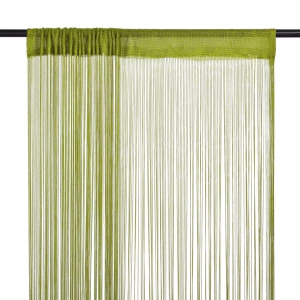 vidaXL Trådgardiner 2 stk 140x250 cm grønn