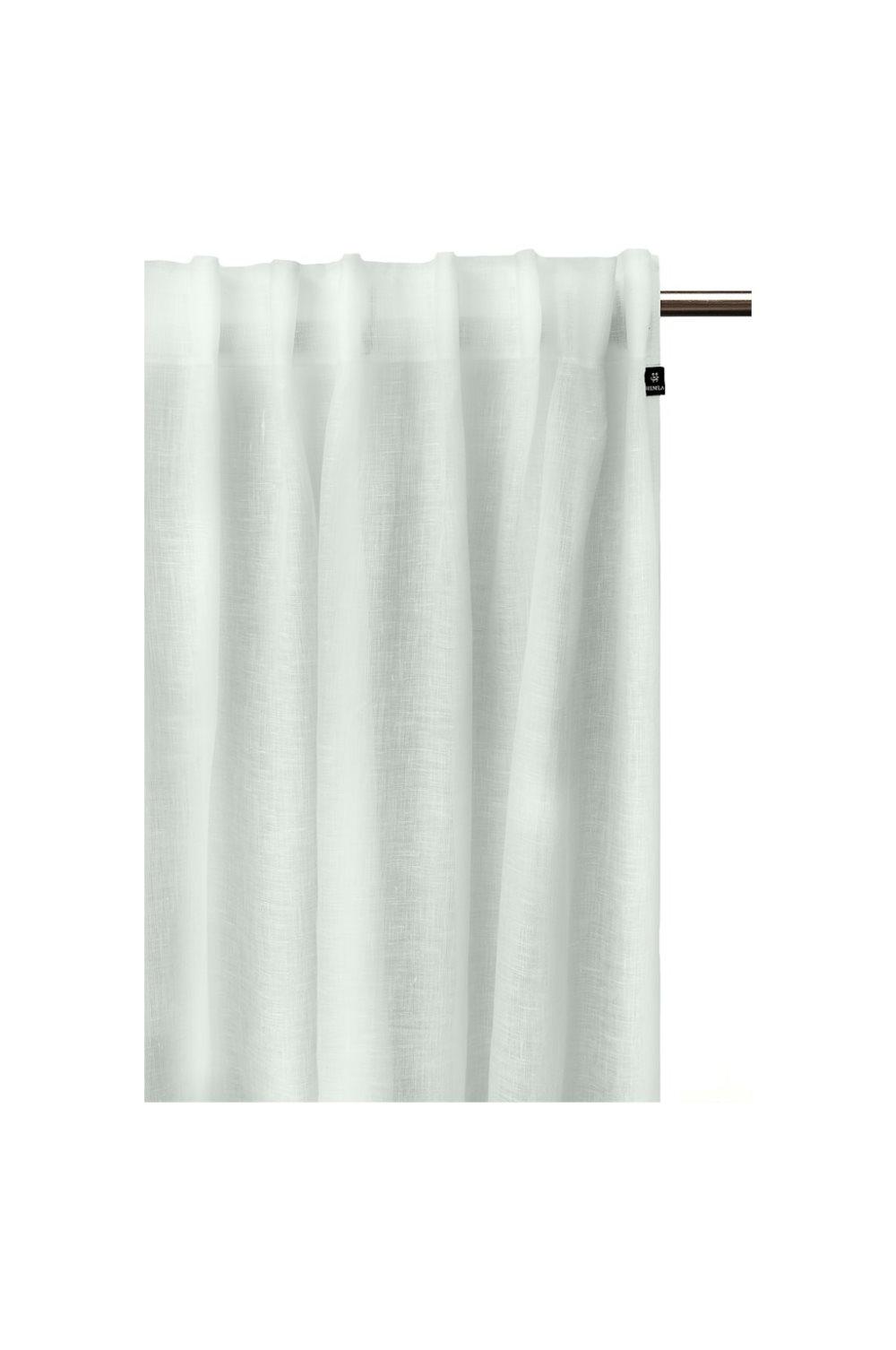 Verhot Dalsland laskostusnauhalla 145x290cm Harmaa