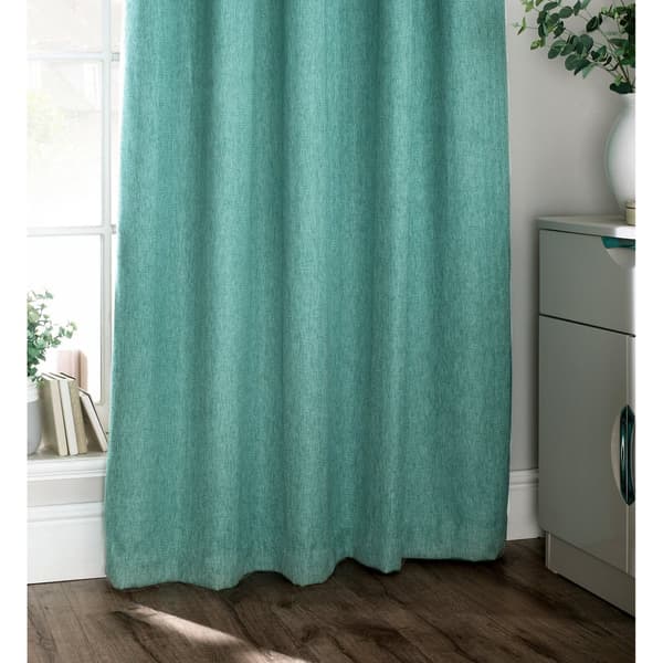 Furn Harrison Pencil Pleat Faux uldgardiner (par)