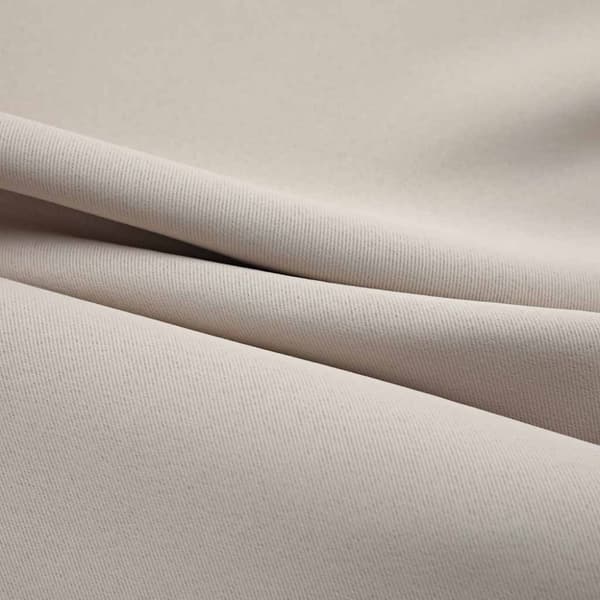 vidaXL mørklægningsgardiner 2 stk. med metalringe 140 x 245 cm beige