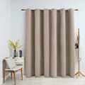 Pikkukuva 2 / 6: vidaXL Pimennysverho metallirenkailla beige 290x245 cm