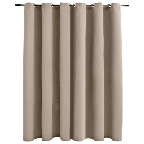 vidaXL Pimennysverho metallirenkailla beige 290x245 cm