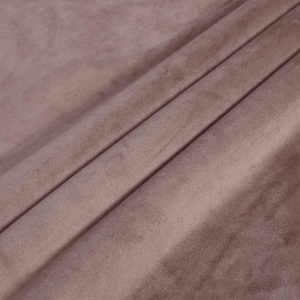 vidaXL Lystett gardin med metallringer fløyel antikk rosa 290x245 cm