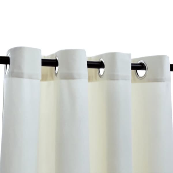 vidaXL mørklægningsgardiner 2 stk. med ringe 140 x 225 cm fløjl creme