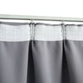 Pikkukuva 5 / 7: vidaXL Pimennysverhot koukuilla 2 kpl harmaa 140x175 cm