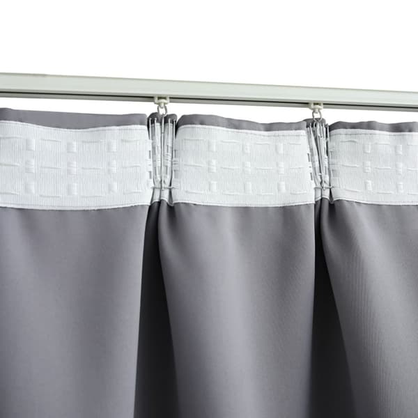 vidaXL Pimennysverhot koukuilla 2 kpl harmaa 140x175 cm