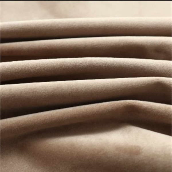 vidaXL Pimennysverhot renkailla 2 kpl sametti beige 140x175 cm