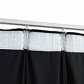 Pikkukuva 5 / 7: vidaXL Pimennysverhot koukuilla 2 kpl sametti musta 140x245 cm