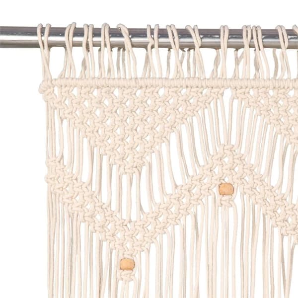 vidaXL Macrame verho 140x240 cm puuvilla