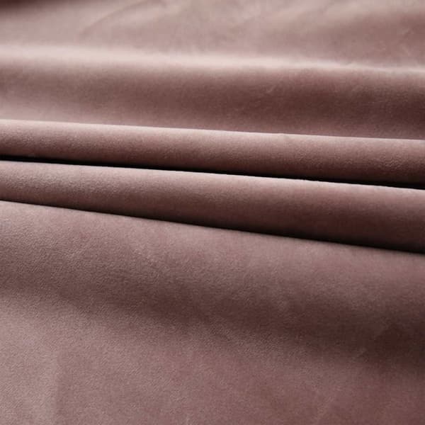 vidaXL Lystette gardiner med kroker 2 stk fløyel antikk rosa 140x225cm
