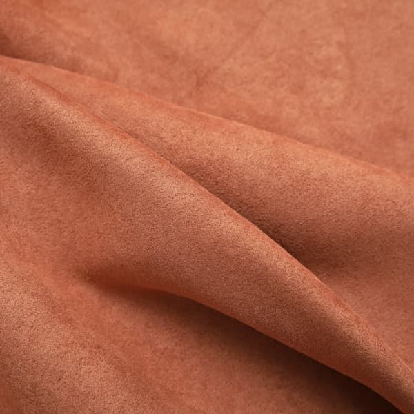 vidaXL Lystette gardiner med metallringer 2 stk rust 140x175 cm