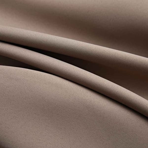 vidaXL Lystette gardiner med metallringer 2 stk gråbrun 140x225 cm