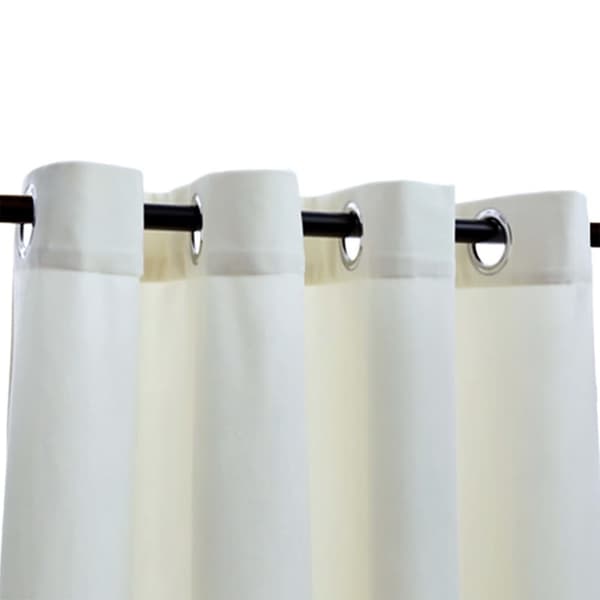 vidaXL Mörkläggningsgardiner med ringar 2 st gräddvit sammet 140x175 cm