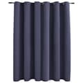 Miniatyrbilde 1 av 6: vidaXL Lystett gardin med metallringer antrasitt 290x245 cm