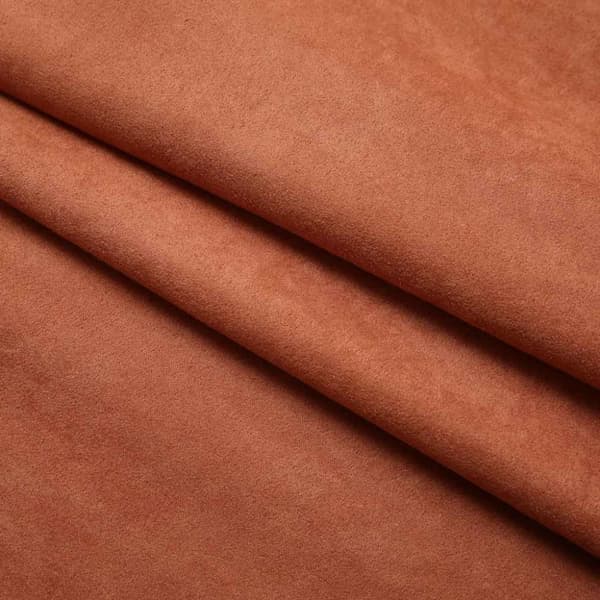 vidaXL Lystette gardiner med kroker 2 stk rust 140x225 cm