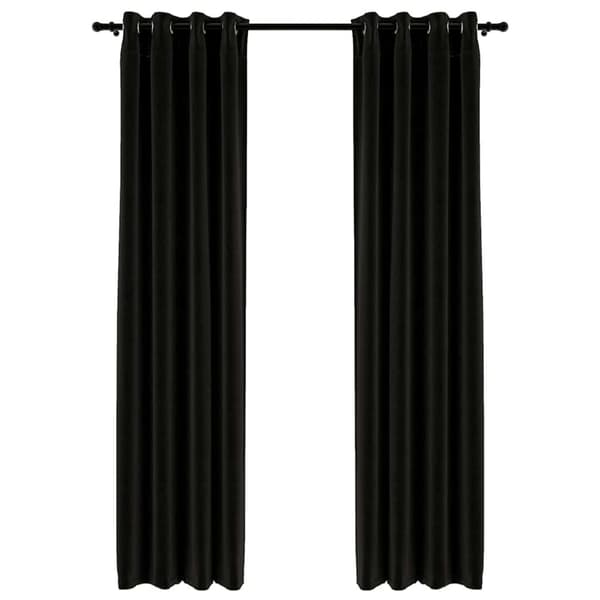 vidaXL Lystette gardiner 2 stk antrasitt 140x245 cm