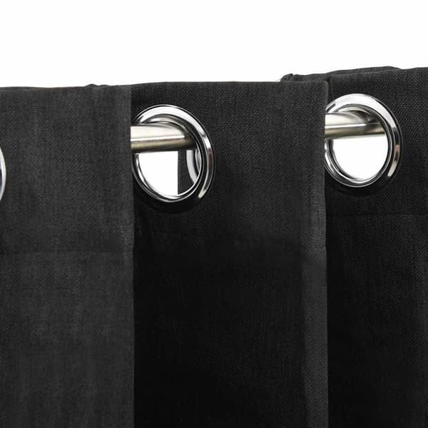 vidaXL Lystette gardiner 2 stk antrasitt 140x245 cm