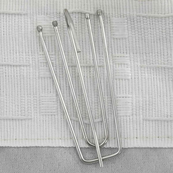 vidaXL Lystette gardiner kroker og lin-design 2 stk beige 140x225 cm